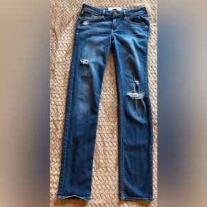 Hollister Women’s Dark Blue Skinny Jeans